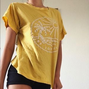 ‘Be joyful’ Yellow tshirt